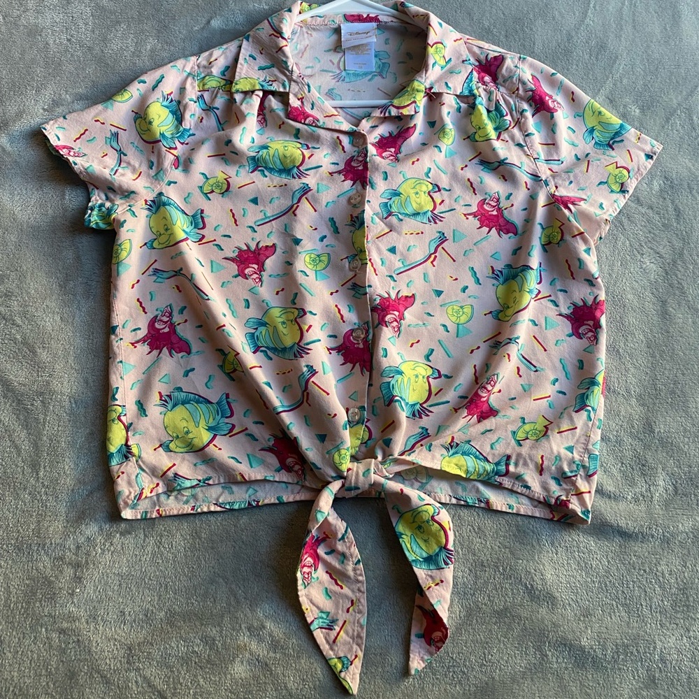 Disney Little Mermaid Crop Top